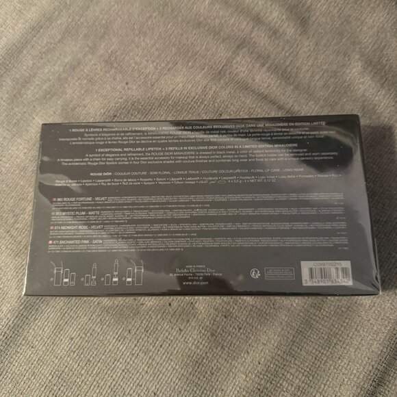 DIOR 2022 Rouge Dior Minaudiere Clutch Set Limited Edition Lipstick New - Picture 8 of 8